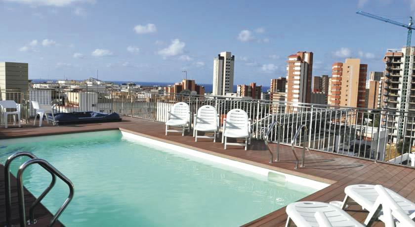 Hotel Sol Y Sombra Benidorm Esterno foto